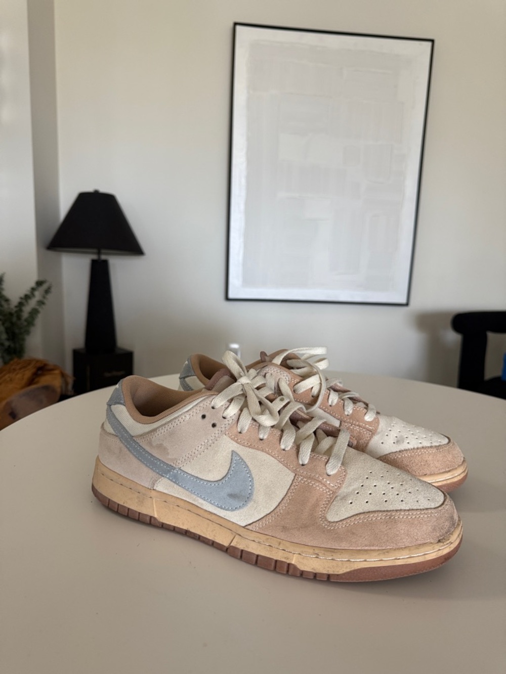 Nike Dunk Low Sanddrift Light Armory Blue Sneaker - Picture 7 of 11